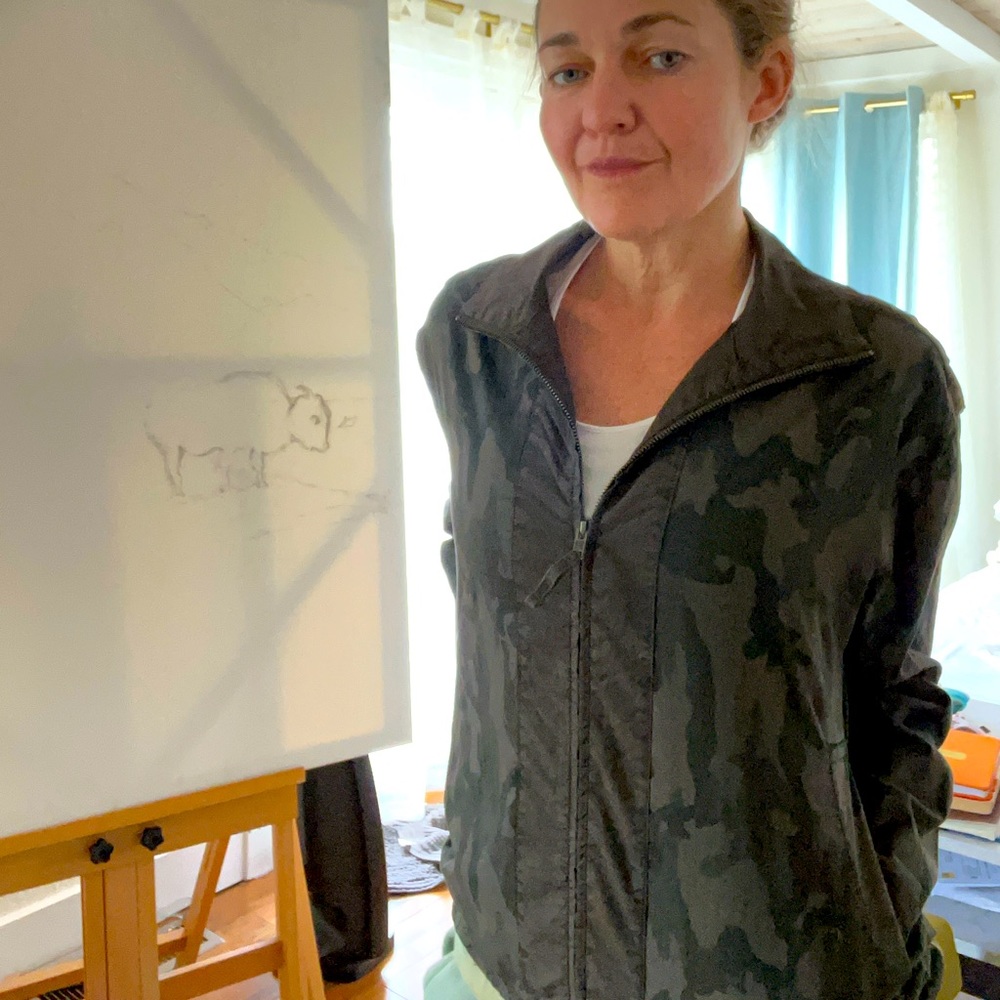 Camouflage sexy summer jacket